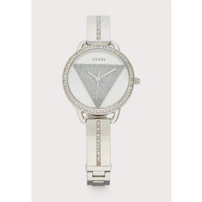 Afbeelding van Guess TRI Bellini Horloge silvercoloured, Dames, Maat: One Size, Silver coloured