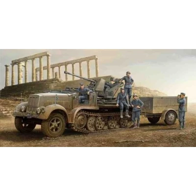 Image de Trumpeter Sd.Kfz. 7/2 (version de début) 3.7cm FlaK 37 auf Selbstfahrlafette