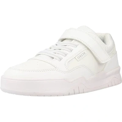 Afbeelding van Geox Perth Sneakers laag voor kinderen, Maat: 31, White Kunststof/ textiel