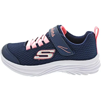 Afbeelding van Skechers Dreamy Dancer Sneakers laag voor kinderen, Maat: 31, Navy/coral Kunststof/ textiel