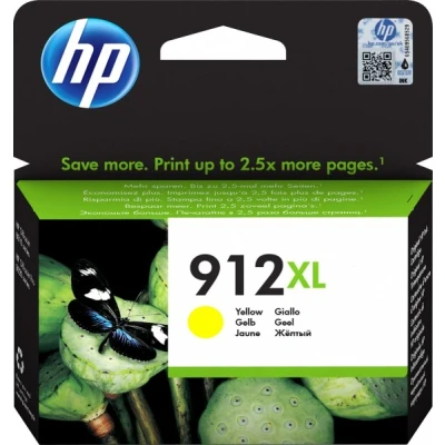 Afbeelding van HP 912XL originele high capacity gele inktcartridge (3YL83AE)