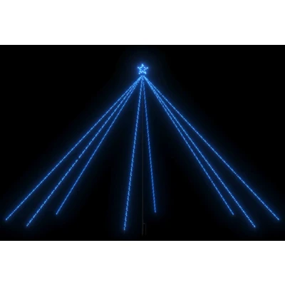 Afbeelding van Kerstboomverlichting met 800 LED&#039;s binnen en buiten 5 m blauw
