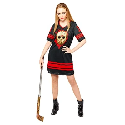 Afbeelding van Halloween Kostuum Jason Voorhees Dames Officieel Maat L