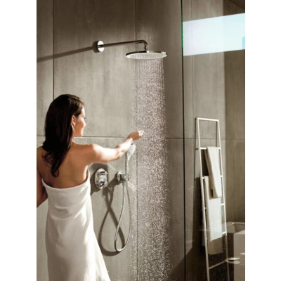 Afbeelding van Hansgrohe Croma hoofddouche 280 1jet EcoSmart 9 l/min brush bronze