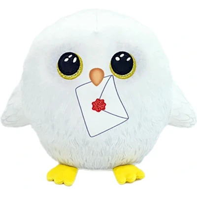Afbeelding van TY Hedwig Harry Potter knijpmuts, 25,4 cm, zacht pluche dier voor kinderen, verzamelbaar, schattig