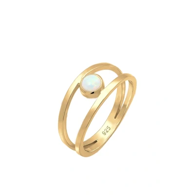 Afbeelding van Elli Ring, Dames, Maat: 58, Gold coloured