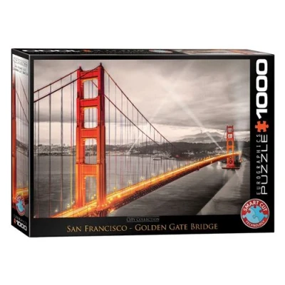 Image de EurographicsPuzzles Landscapes San Francisco Golden Gate Bridge puzzle 1000 pièces