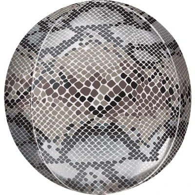 Afbeelding van Orbz ballon slangen print 38 cm
