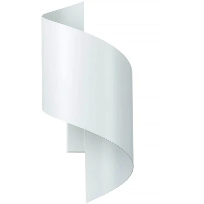 Afbeelding van Wandlamp Spiner wit, hoogte 30 cm, staal
