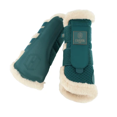 Image de Eskadron Dressage Boots Heritage Mesh Faux Fur Vintage Green