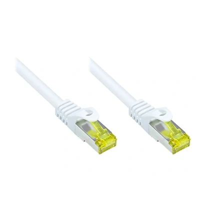 Afbeelding van S/FTP CAT7 10 Gigabit netwerkkabel / wit LSZH 80 meter