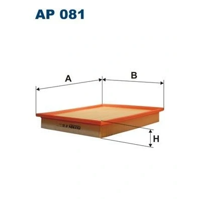 Afbeelding van FILTRON AP 081 Luchtfilter 48 289 328 Filter insert BMW: 5 Saloon, Touring