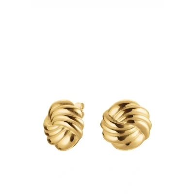 Afbeelding van Rosefield Modern Vintage Spiral Studs Oorbellen goldcoloured, Dames, Maat: One Size, Gold coloured