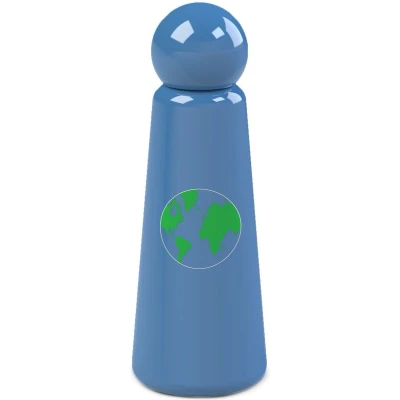 Afbeelding van Lund Skittle Drinkfles 500 ml Earth Blue / Stainless Steel