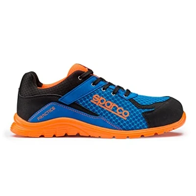 Image de Chaussure de sécurité S24 SPARCO Practice Noir bleu/orange Taille 43 PRACTICE07517AZAF43