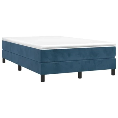 Afbeelding van Boxspringframe fluweel donkerblauw 120x200 cm