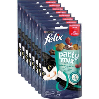Afbeelding van 8x Felix Snack Party Mix Seaside 60 gr