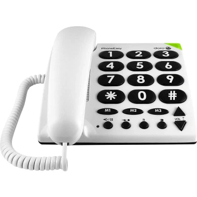 Afbeelding van Doro PhoneEasy 311C Single DECT telefoon Wit