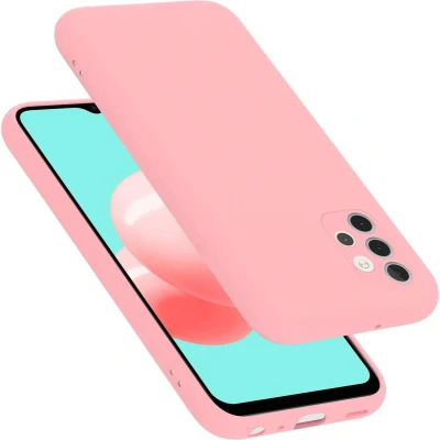 Afbeelding van Cadorabo Hoesje geschikt voor Samsung Galaxy A32 4G in LIQUID ROZE Beschermhoes gemaakt van flexibel TPU silicone Case Cover
