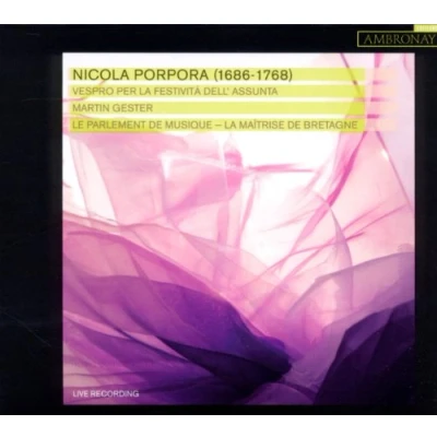 Afbeelding van Le Parlement De Musique Vespro Per Festivita Dell Assunta (CD)