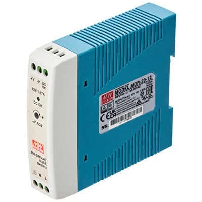 Afbeelding van Mean Well MDR 20 12 DIN rail netvoeding V/DC 1.67 A W Aantal uitgangen: 1 x Inhoud: stuk(s)
