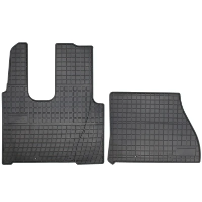 Afbeelding van FROGUM 546849 Vloermatset Rubber Voor 2 Zwart Op maat gemaakt