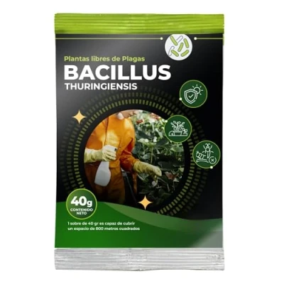 Afbeelding van Trabe Bacillus Thuringiensis 40 g, milieuvriendelijke bescherming tegen rupsen, beschermt alle soorten gewassen en planten ongedierte, diervriendelijk, milieu