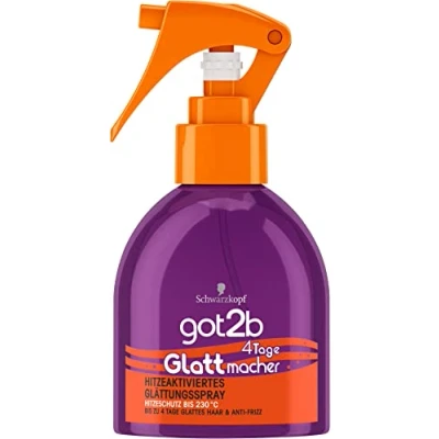 Afbeelding van got2b Stijltang, hittegeactiveerde stijlspray (200 ml), stylingspray geeft ongelooflijk glad haar tot 4 dagen, hittebeschermingsspray 230 C