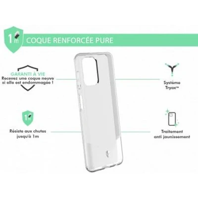 Afbeelding van Force Case, Versterkte hoes Geschikt voor Samsung Galaxy A22 PURE, Transparant
