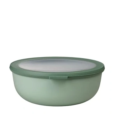Image de Mepal Bol Multifonction Cirqula Rond Boîte Conservation Alimentaire avec Couvercle Convient comme de Hermétique pour le Réfrigérateur, Micro ondes &amp; Congélateur 2250 ml Nordic sage