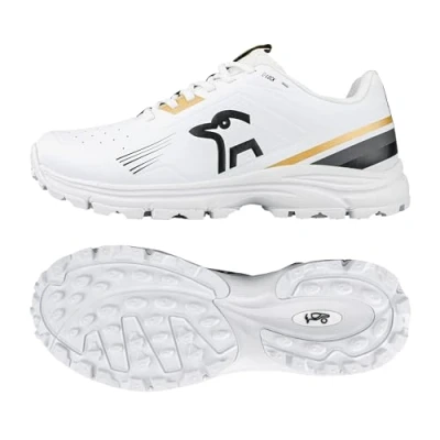 Afbeelding van Kookaburra KC 3.0 cricketschoen met rubberen zool, goud/zwart, maat 44