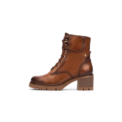 Afbeelding van Pikolinos Soria Veterboots, Dames, Maat: 37, Brown Leer