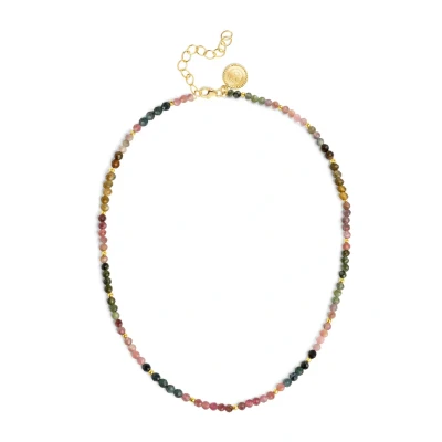 Afbeelding van Singularu Altea DOTS Tourmaline SYRA Ketting, Dames, Maat: One Size, Gold