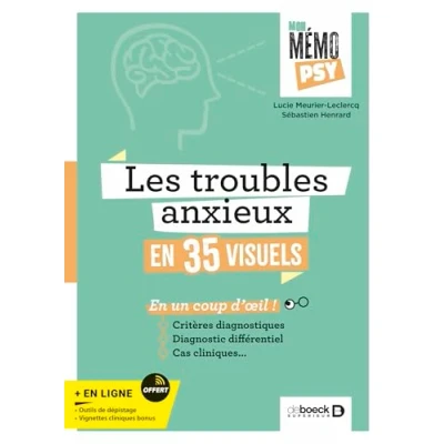 Afbeelding van LES TROUBLES ANXIEUX EN 50 VISUELS