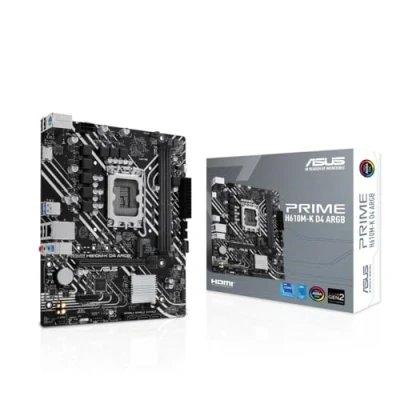 Afbeelding van Asus PRIME H610M K D4 ARGB Moederbord Socket Intel 1700 Vormfactor Micro ATX chipset Intel® H610