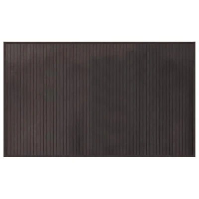 Afbeelding van vidaXL Vloerkleed rechthoekig 60x100 cm bamboe donkerbruin
