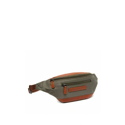 Afbeelding van Leren Heuptas Staal Groen Velta The Chesterfield Brand