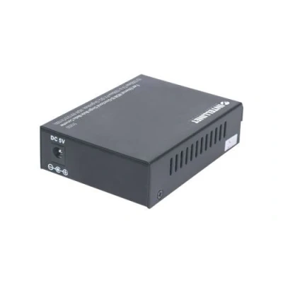 Image de Intellinet 510530 100mbit s single mode noir convertisseur de support réseau