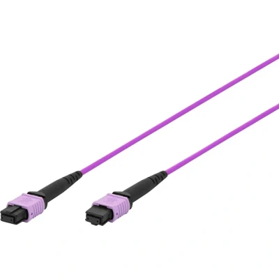 Afbeelding van Digitus DK 2566 05/4 Glasvezel Glasvezelaansluitkabel 5 m Violet, Zwart Extreem dun, Flexibele binnenader, Glasvezelban