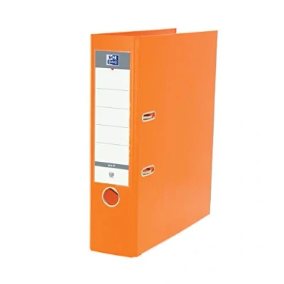 Afbeelding van OXFORD ordner met hendel, Smart Pro+, A4XL, rugbreedte: 80 mm, 2 ringen, polypropyleen, omzoomd, oranje