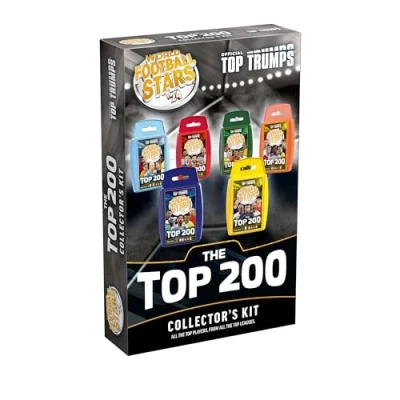 Afbeelding van TOP TRUMPS COLLECTORS KIT WORLD FOOTBALL STARS 200.