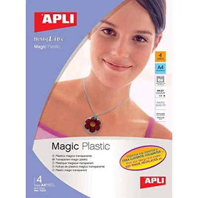 Afbeelding van Apli Paper Ref. 10331B.Kunststof Magico Inkjet 4H