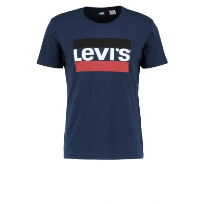 Afbeelding van Levi&#039;s Sportswear Logo Graphic T shirt voor heren (1 stuk), Jurk Blues