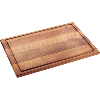 Afbeelding van Snijplank met Sapgeul, Groot, 44 x 30 1.8 cm, Walnoothout GEFU ENNO