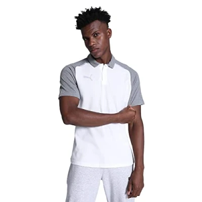 Afbeelding van Puma Teamcup Casuals UND LOGO Poloshirt, Heren, Maat: XXL, Weiss
