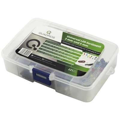 Afbeelding van Quadrios LED assortiment Rood, Groen, Geel, Blauw, Koud wit 20 mA 2.0 V