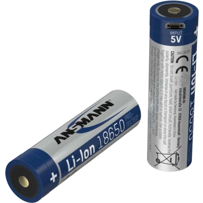 Afbeelding van Ansmann 1307 0002 huishoudelijke batterij Oplaadbare 18650 Lithium Ion (Li Ion)