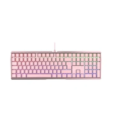 Afbeelding van CHERRY MX Board 3.0 S Toetsenbord achtergrondverlichting USB QWERTZ Duits toetsschakelaar: Red roze