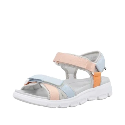 Afbeelding van Rieker V8401 trekkingsandalen voor dames, Meerkleurig, 37 EU