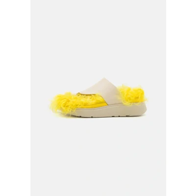 Afbeelding van Fitflop GEN CUT OUT Teensandalen, Dames, Maat: 40, Turtledove/buttercup Leer